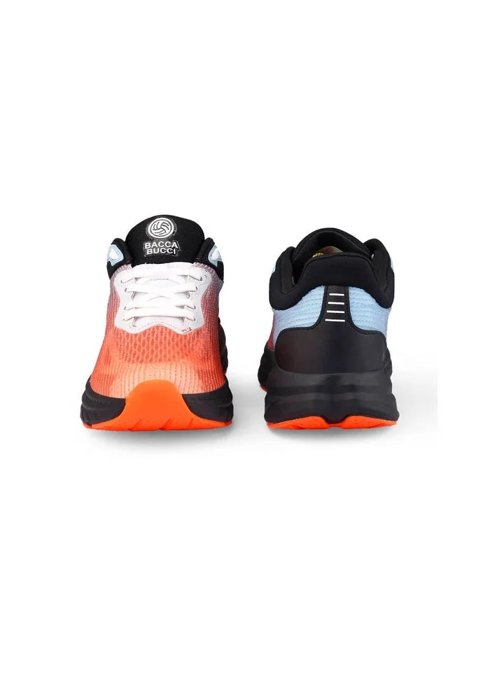 Bacca Bucci Orange Black Flux Pioneers Dynamic Sole Sneakers for Men | Best Price UAE